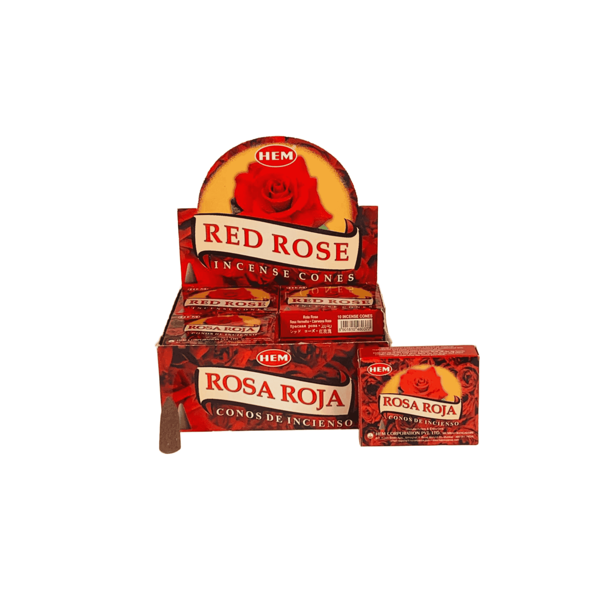 Hem Red Rose Incense Cones